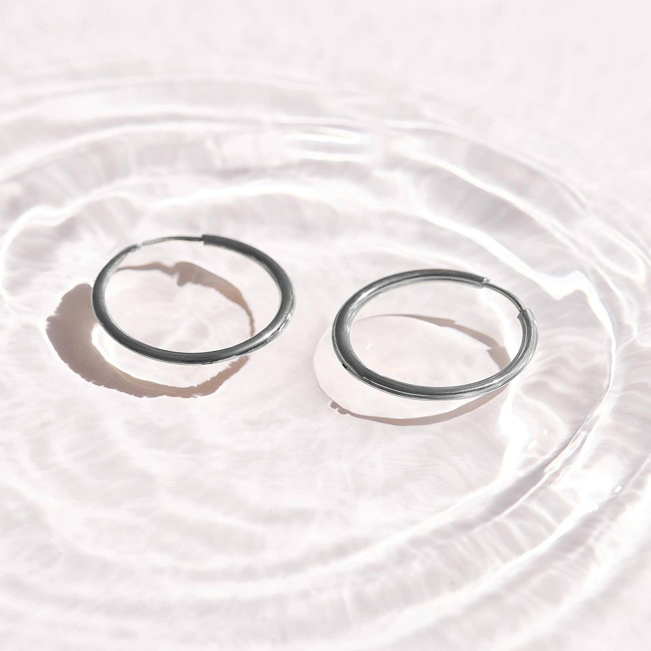 Thin Evryday Hoop Earrings