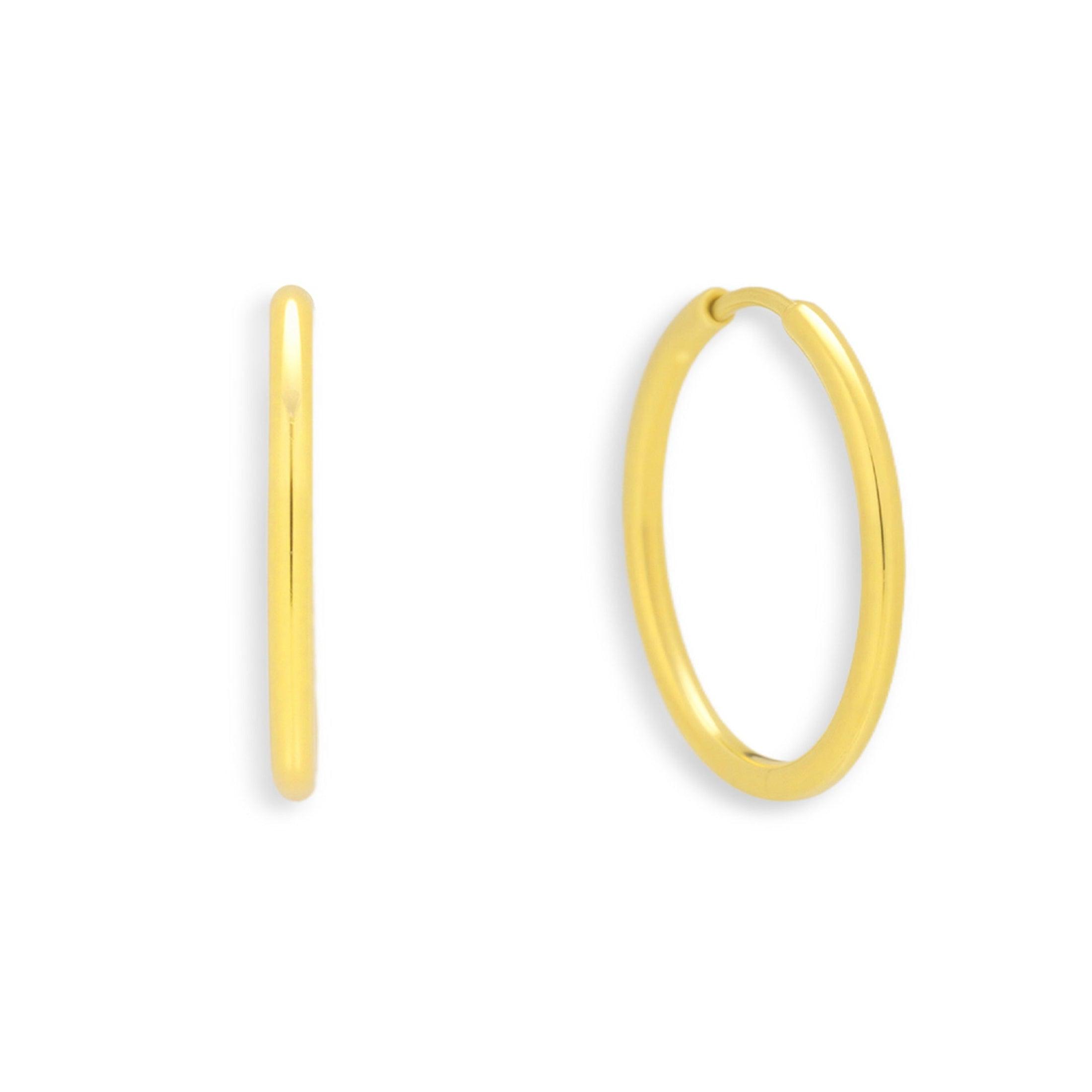Thin Evryday Hoop Earrings