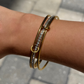 Champagne Stacked Bangle