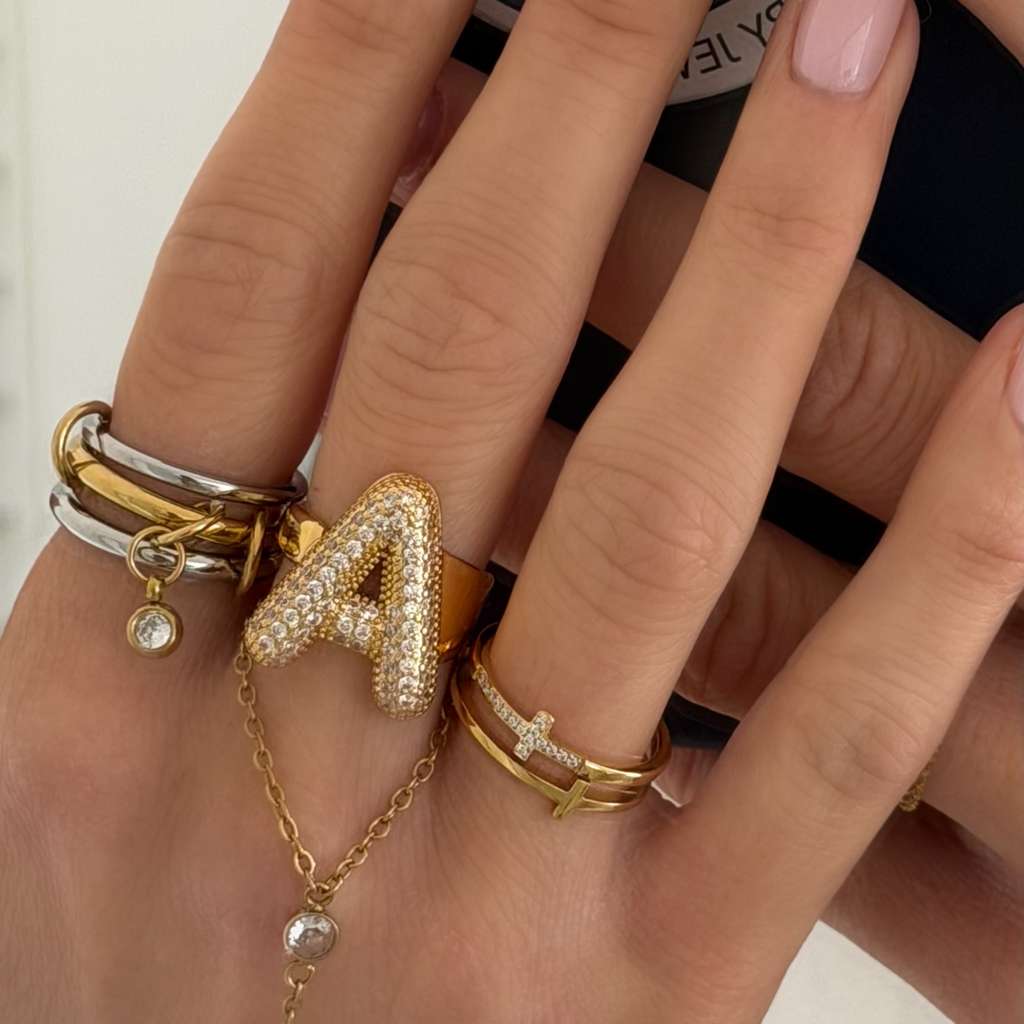 Divine Darling Cross Ring