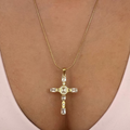 Gem Up Cross Necklace