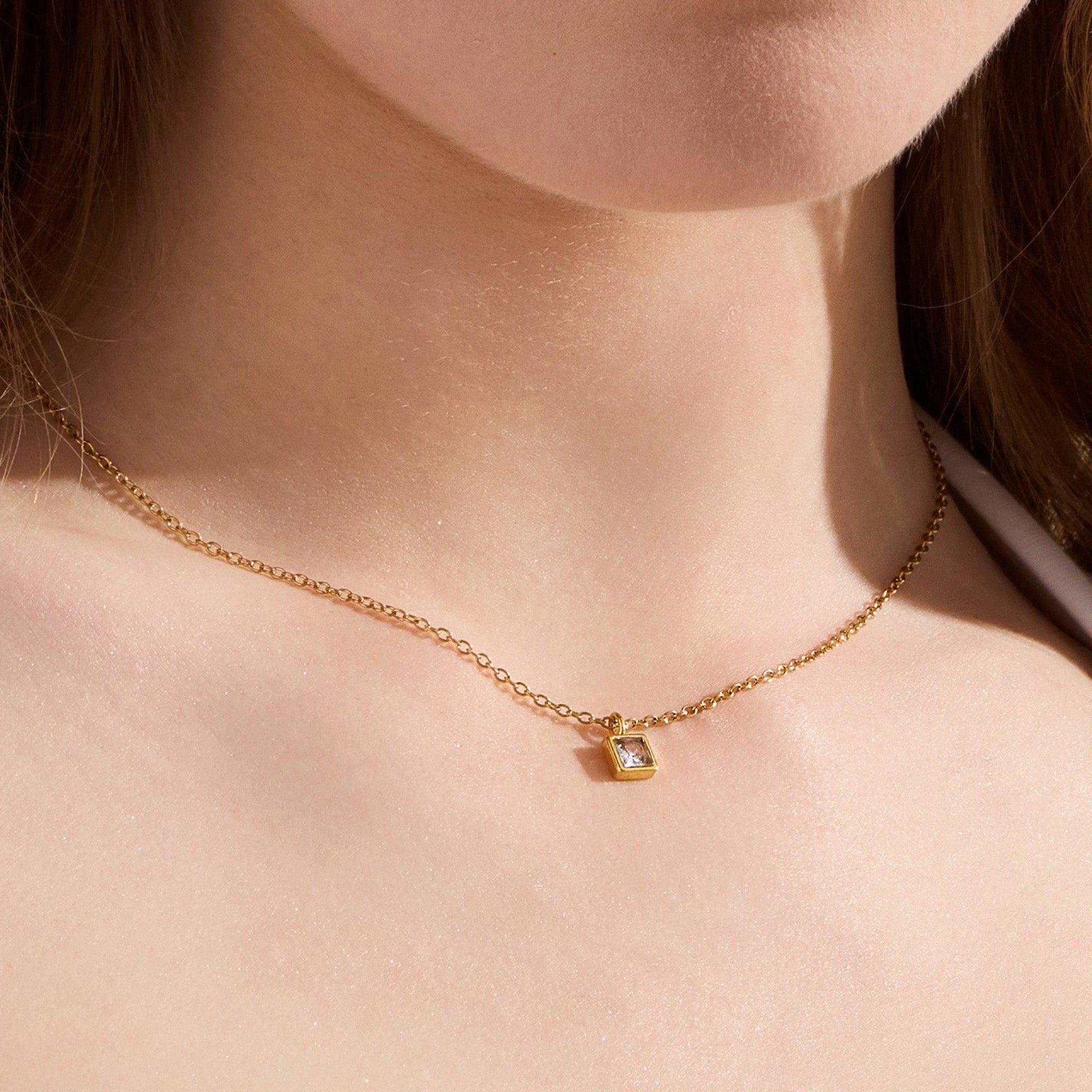 Faye Birthstone Necklace