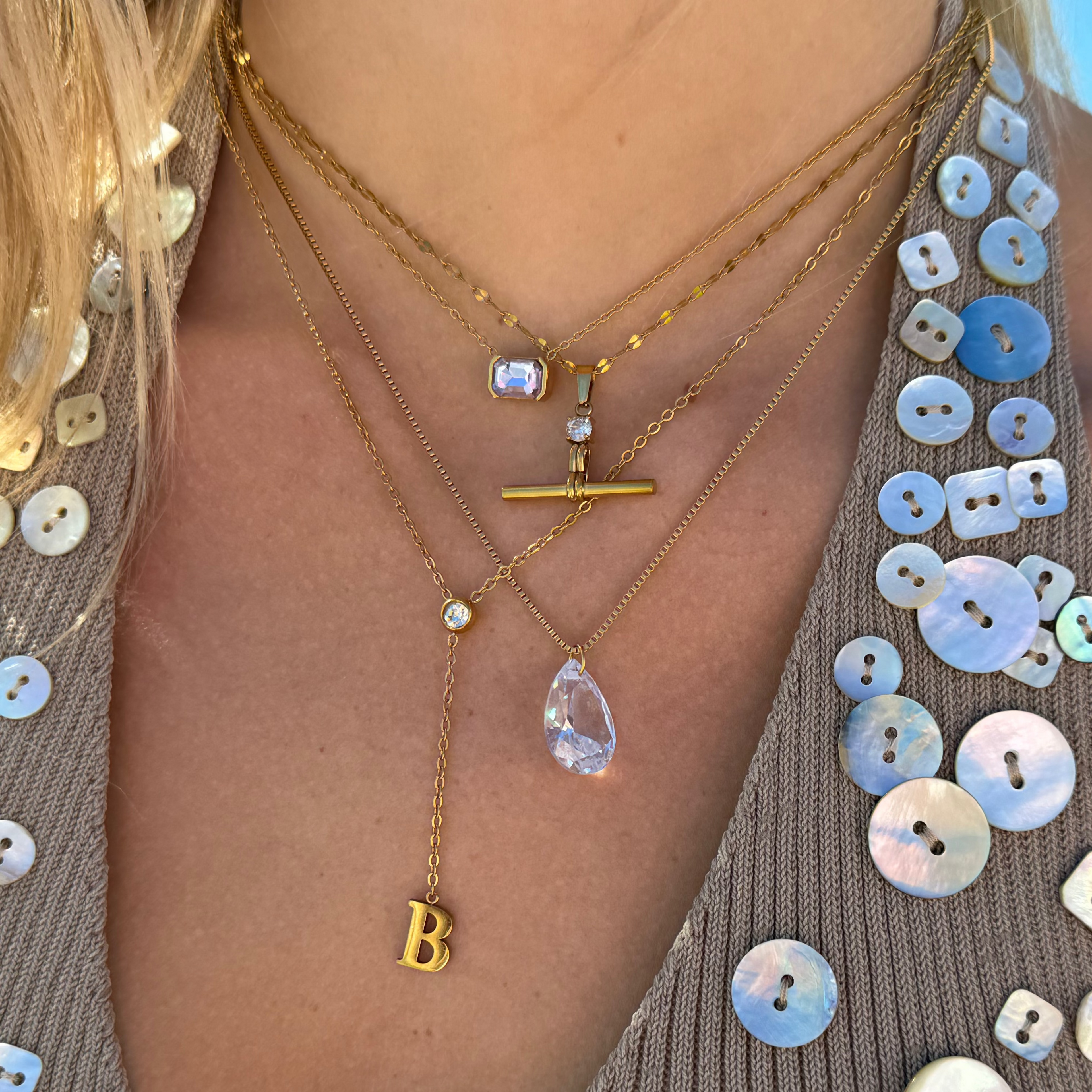 Shine Drop Necklace