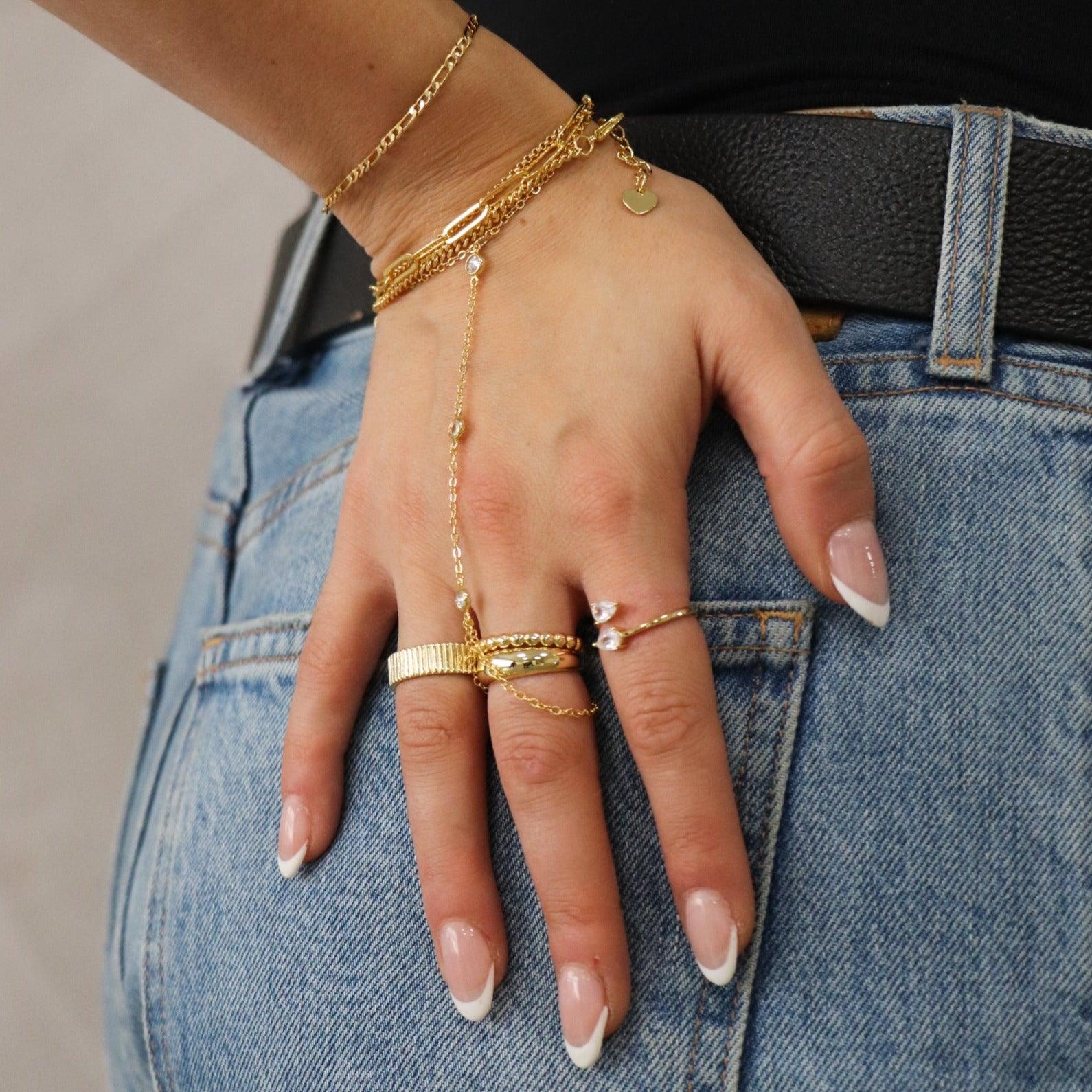 Viral Hand Chains: Anti Tarnish Waterproof