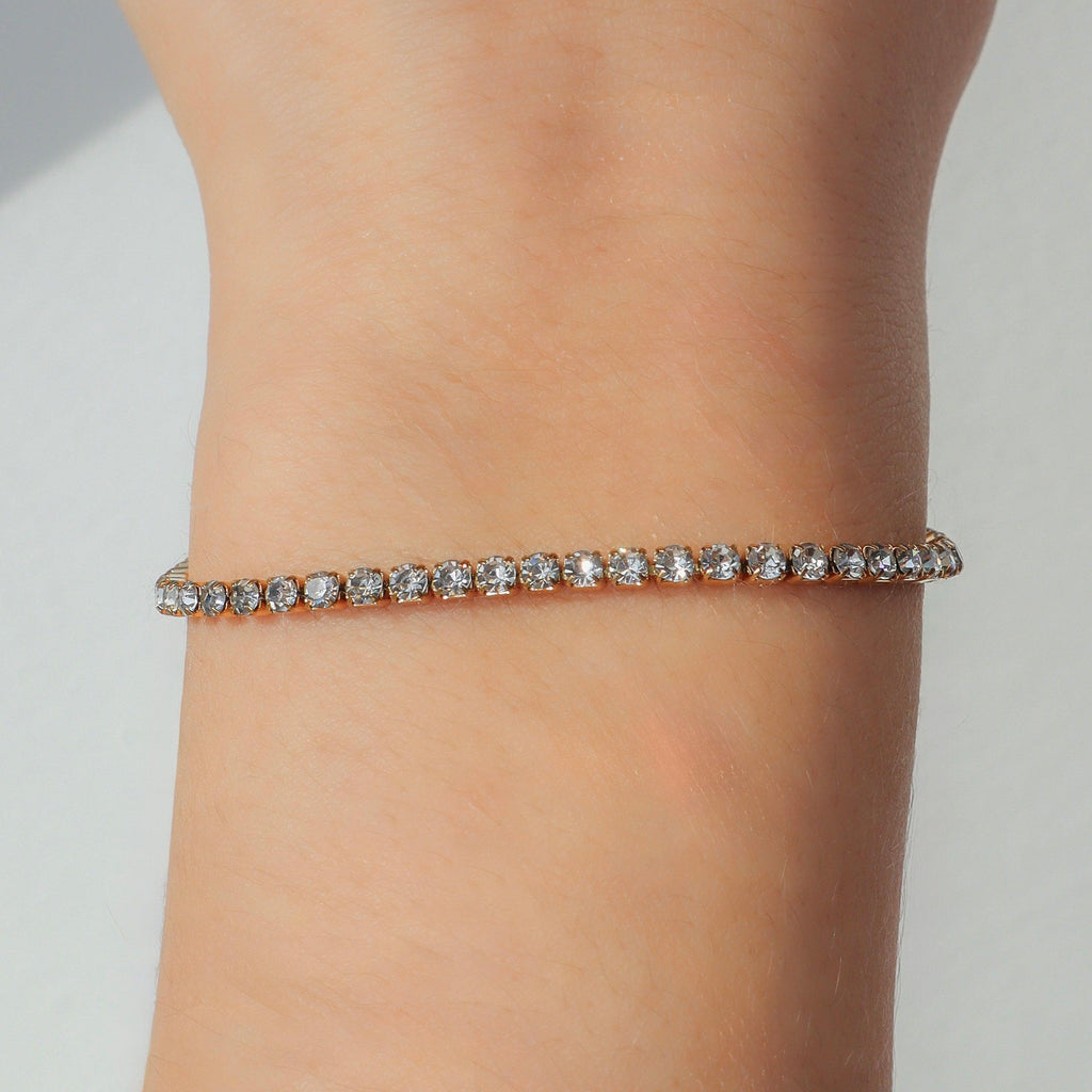 Champagne Princess Tennis Bracelet