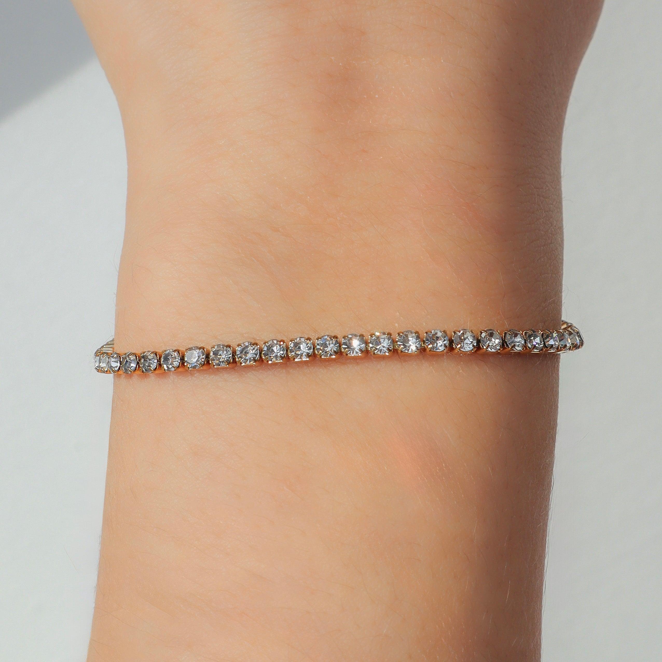 Champagne Princess Tennis Bracelet